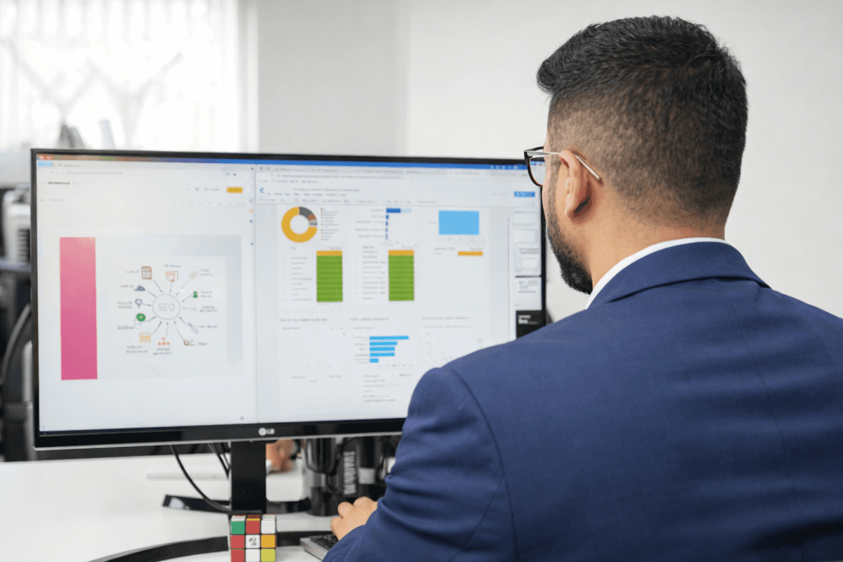 Subhanu Roy analyzing marketing data